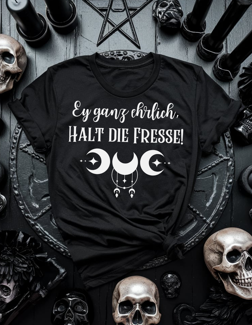 Ey ganz ehrlich, halt die Fresse -  Premium T-Shirt Unisex