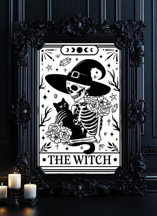 Poster Tarot Hexe