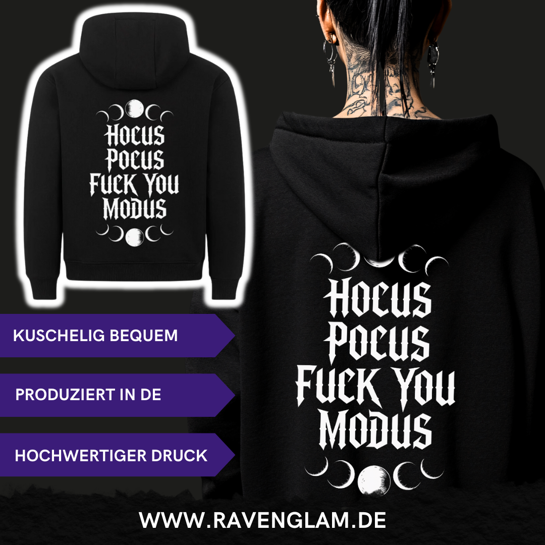 Premium Hoodie Unisex "Hocus Pocus fuck you Modus"