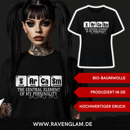 Sarcasm my personality - Premium Organic Shirt Women, Sarkasmus Shirt, Dark Fashion, Statment