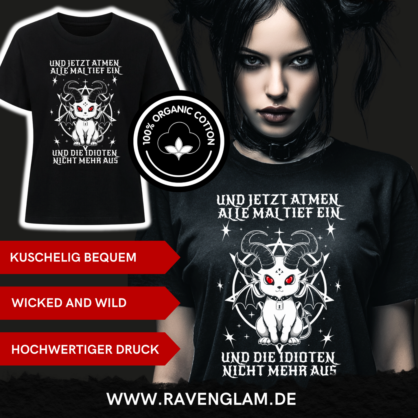 Und jetzt atmen alle mal tief ein - Premium Organic Shirt Women