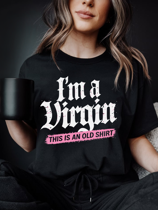 Kinky T-Shirt Unisex "I´m a Virgin" Fetish Kinky Statement Shirt