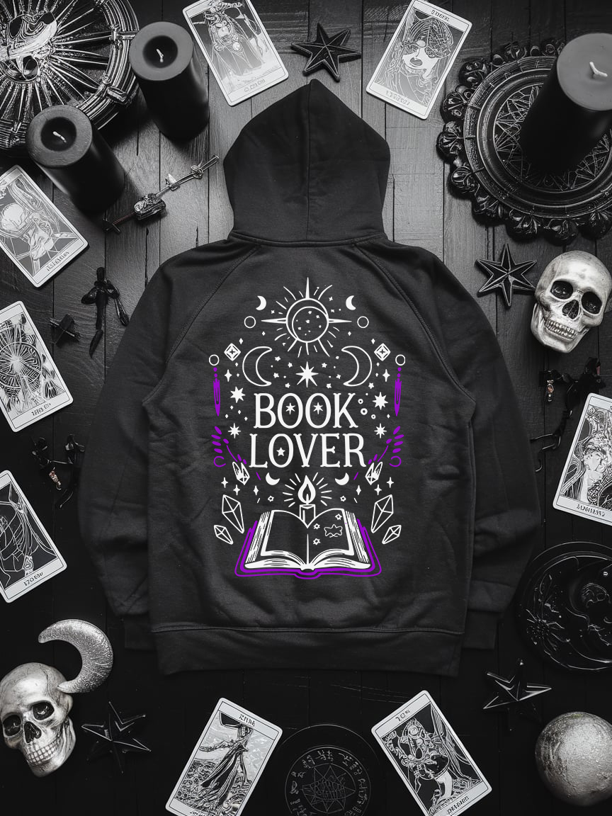 Witchy Vibe Hoodie Unisex "Book Lover"