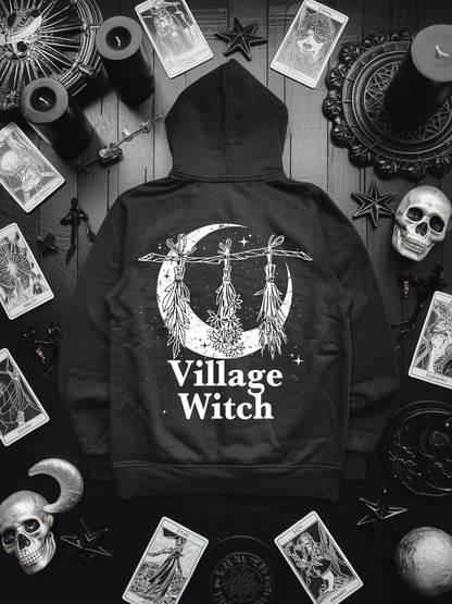 Premium Hoodie Unisex "Village Witch" Hexen Witchcraft Hoodie