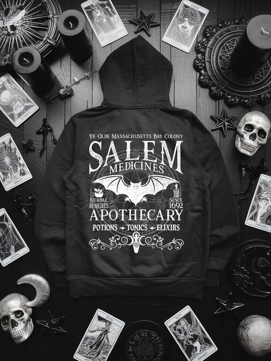 Premium Hoodie Unisex "Salem Apothecary" Hexen Hoodie mittelalter