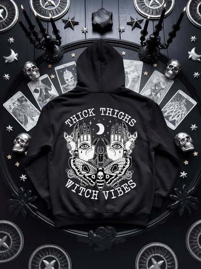 Premium Hoodie Unisex "Thick Things Witch Vibes" Hexen Hoodie Witchcraft