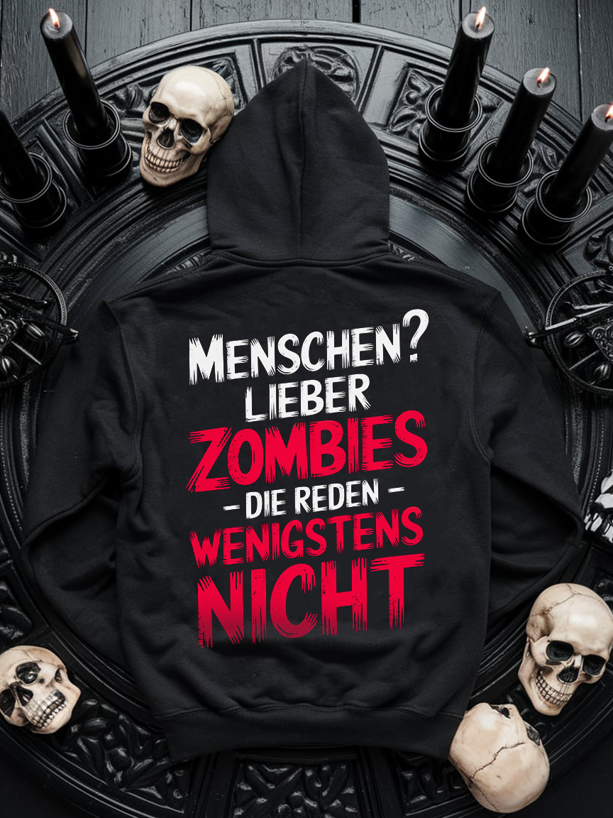 Premium T-Shirt Unisex "Zombies reden nicht"