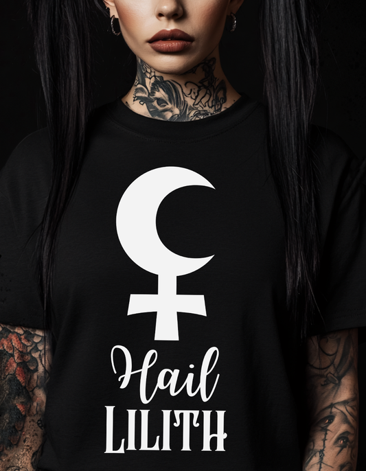 Hail Lilith -  Premium T-Shirt Unisex, Dark Fashion