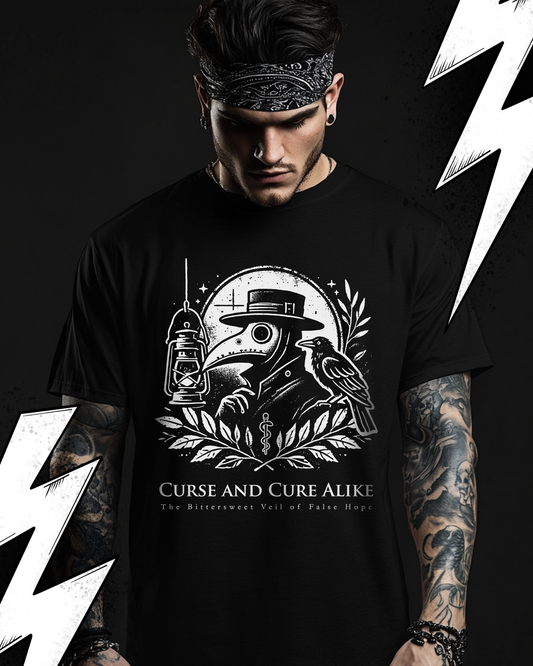 Premium T-Shirt Unisex "Curse and Cure Alike" Pest Doktor Shirt