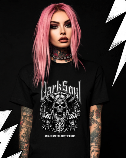 Death Metal T-Shirt Unisex "Death Metal never ends"