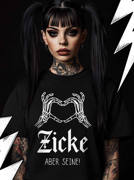 Zicke aber seine - Premium T-Shirt Unisex