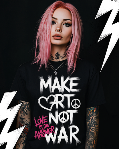 Premium T-Shirt Unisex "Make Art not War"