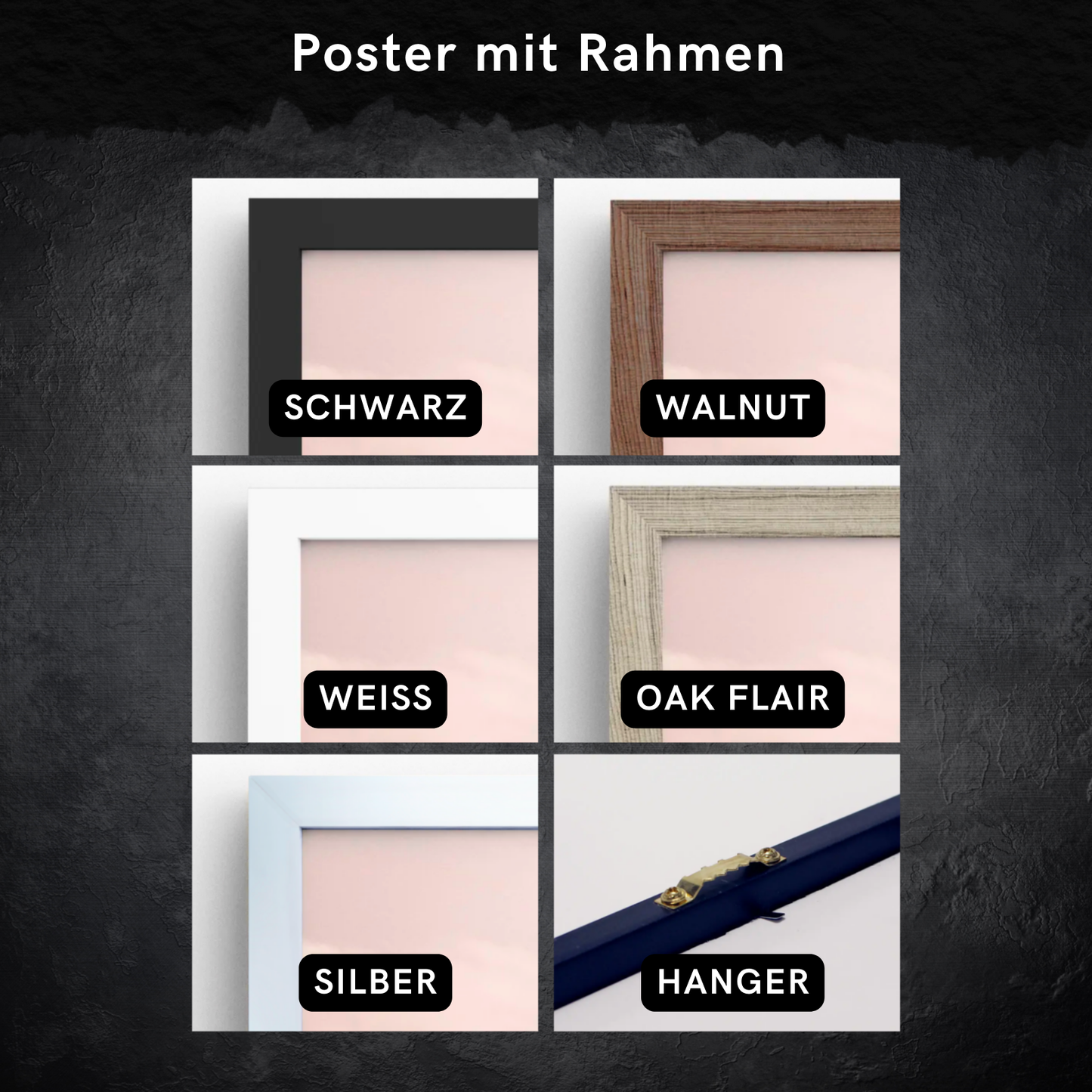 Gothic Duden - Framed Poster 4 Größen