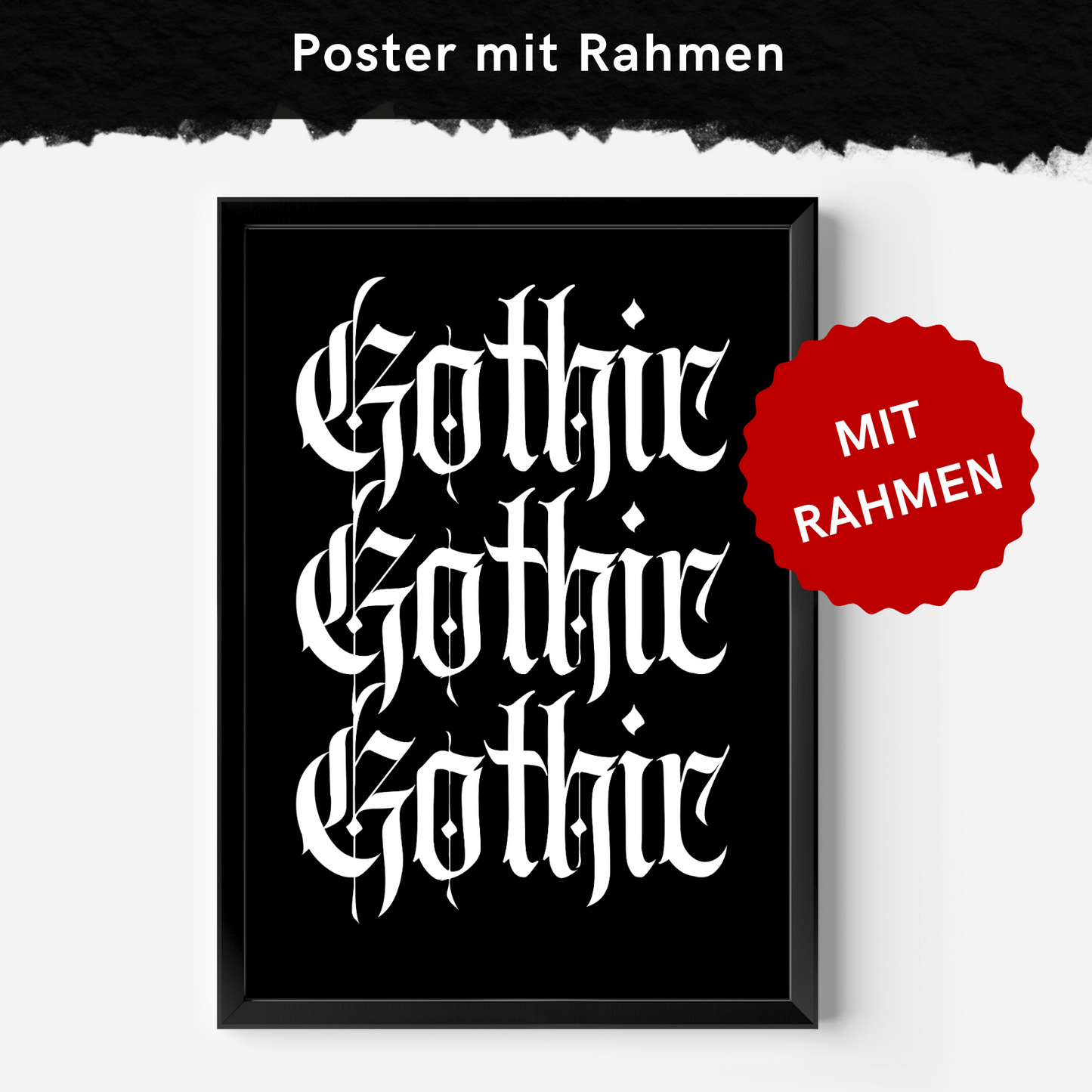 Gothic - Framed Poster 4 Größen