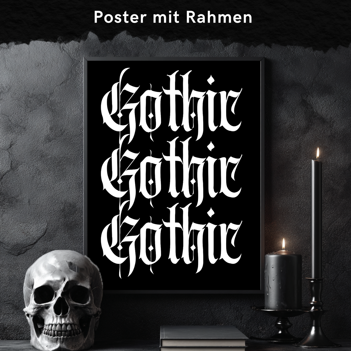Gothic - Framed Poster 4 Größen