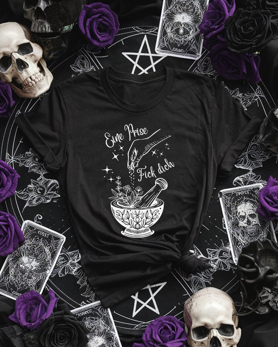 Witchcraft T-Shirt "Eine Prise Fick dich" Wicca Shirt Witchy Vibes