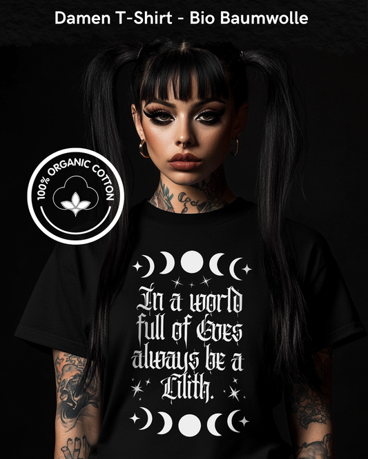 In a world full of Eves - Premium Organic Shirt Women, Gothic Shirts, Dark Fashion