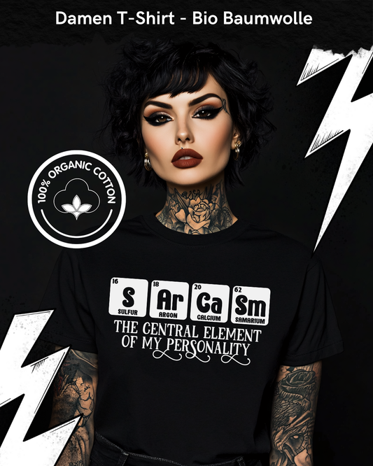 Sarcasm my personality - Premium Organic Shirt Women, Sarkasmus Shirt, Dark Fashion, Statment