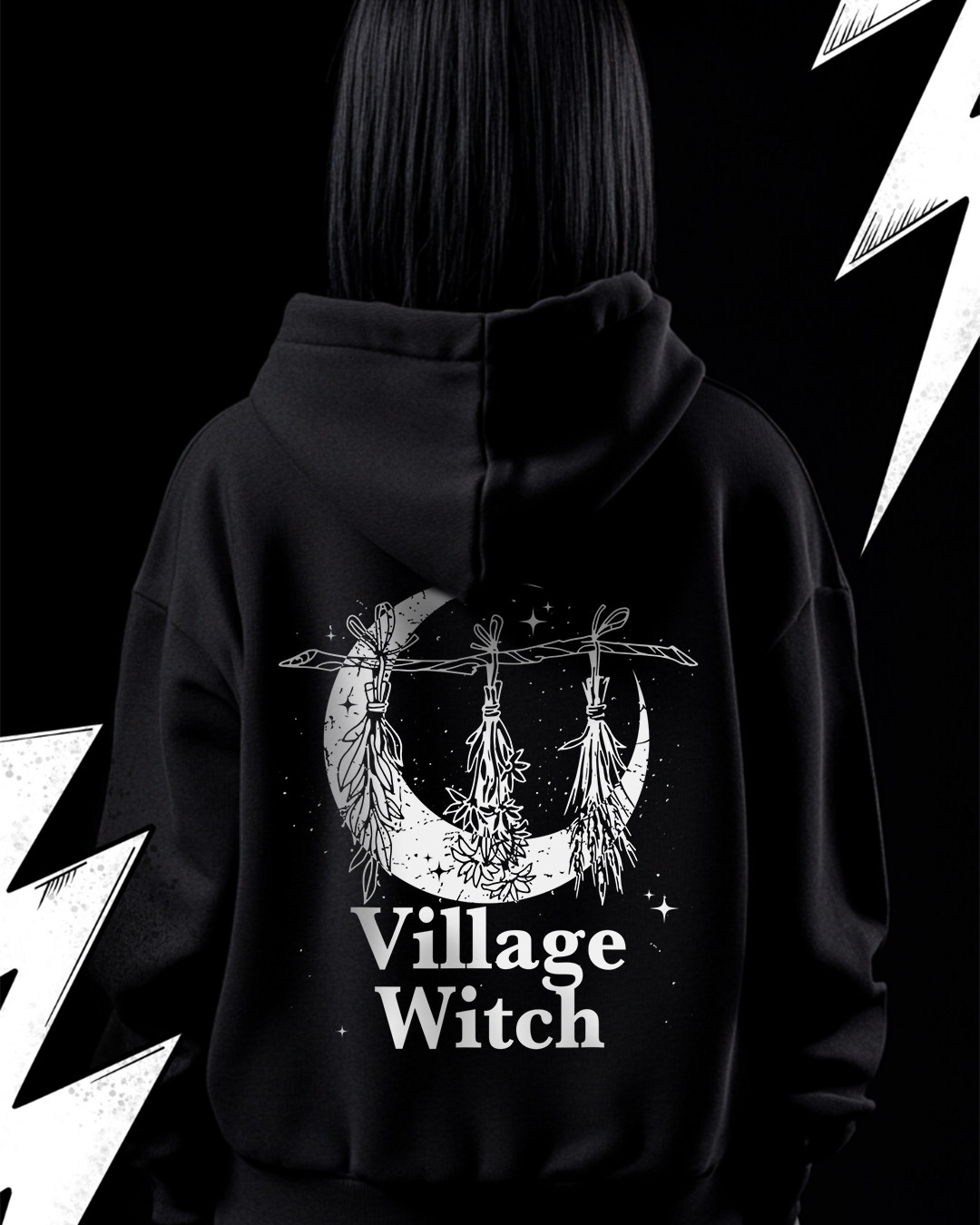 Premium Hoodie Unisex "Village Witch" Hexen Witchcraft Hoodie