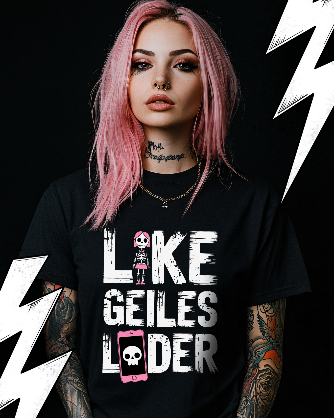 Premium T-Shirt Unisex "Like Geiles Luder"