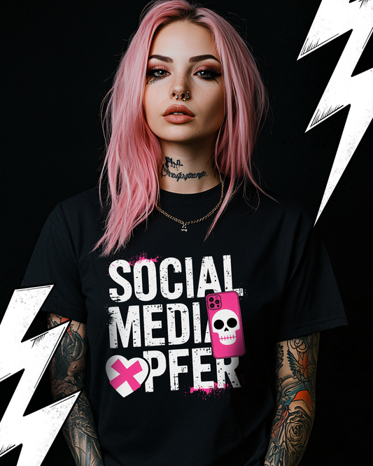 Premium T-Shirt Unisex "Social Media Opfer"