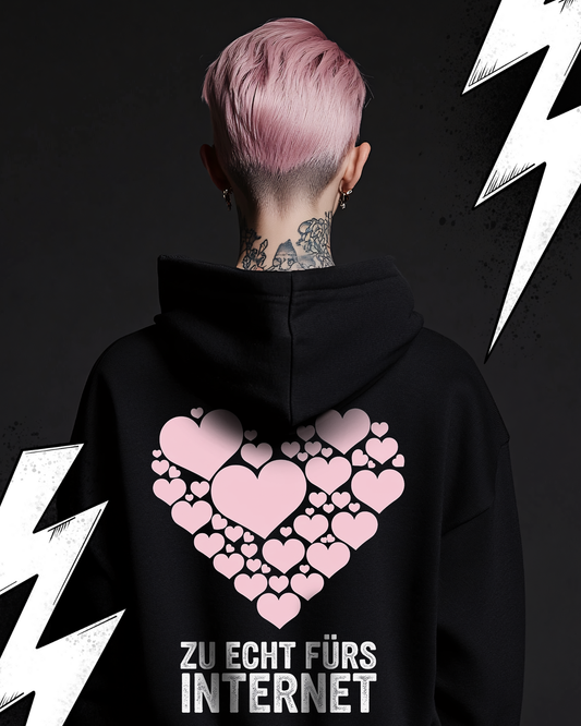 Premium Hoodie Unisex "Zu Echt fürs Internet"