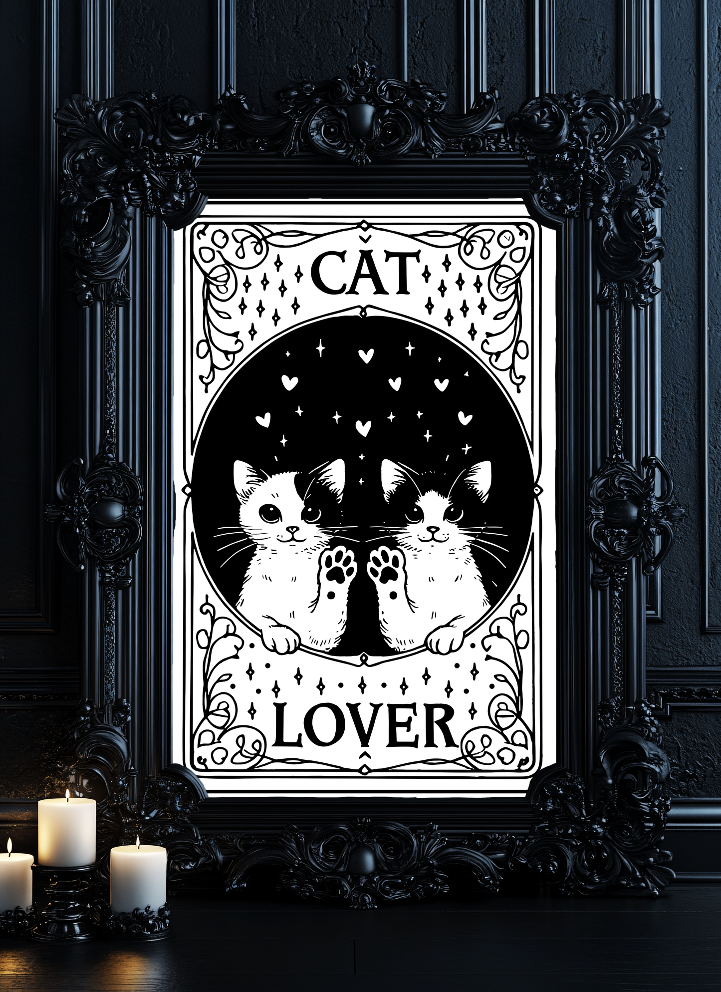 Poster Tarot Cat Lover