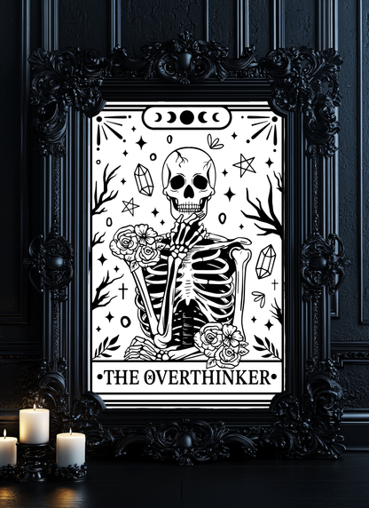 Poster Tarot The Overthinker