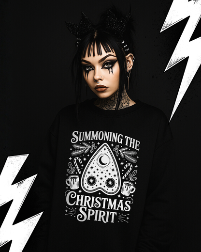 Premium Organic Sweatshirt UNISEX - Christmas Spirit Gothic Sweater