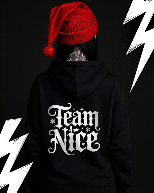 Black Christmas Gothic Hoodie - Team Nice UNISEX