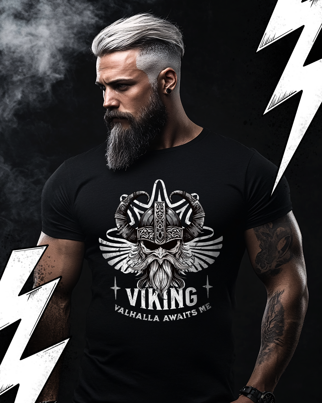 Premium T-Shirt Unisex "Valhalla Awaits Me"