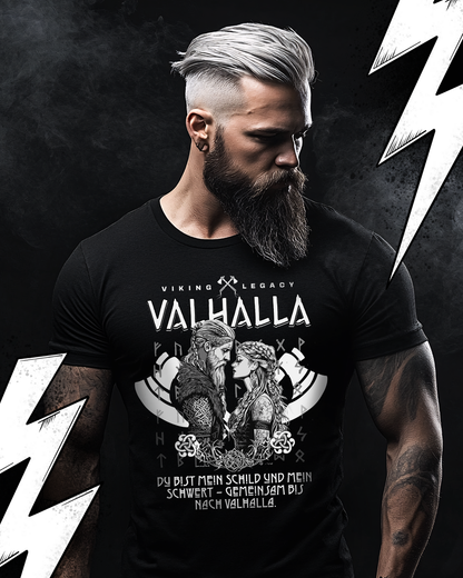 Premium T-Shirt Unisex Wikinger Valhalla Partnershirt