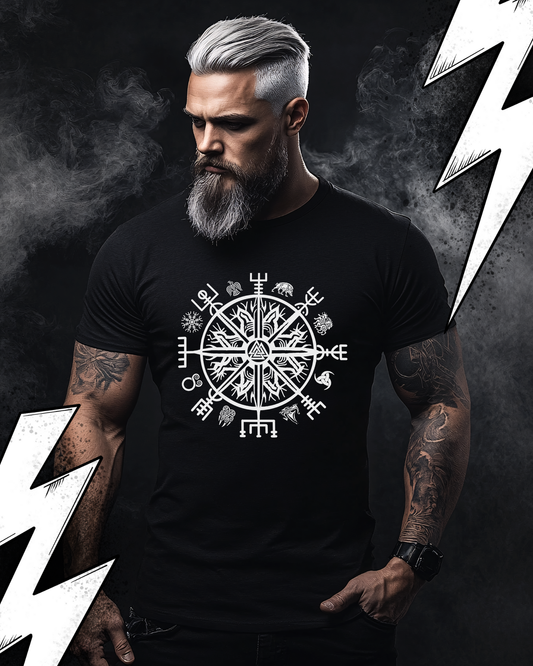 Premium T-Shirt Unisex Vegvisir - Wikinger Kompass