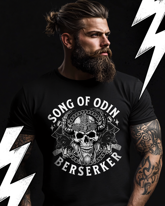 Premium T-Shirt Unisex "Song of Odin Berserker" Wikinger Warrior