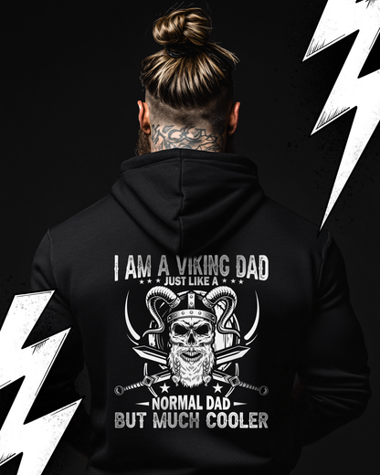 Premium Hoodie Unisex "Viking Dad" Wikinger Hoodie