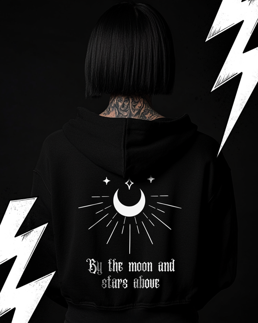 Premium Hoodie Unisex "Moon and Stars above"