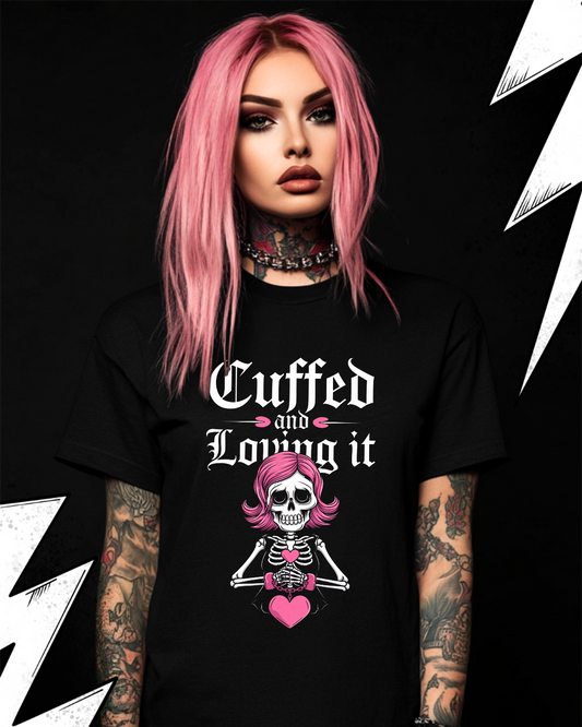 Premium T-Shirt Unisex "Cuffed and Loving it"