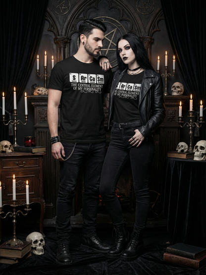 Sarkassmus Chemie für Pärchen oder Besties - Gothic T-Shirt Set für 2
