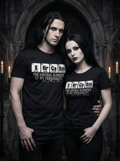 Sarkassmus Chemie für Pärchen oder Besties - Gothic T-Shirt Set für 2