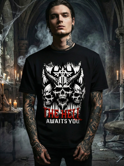 Premium T-Shirt Unisex "The Hell awaits you"