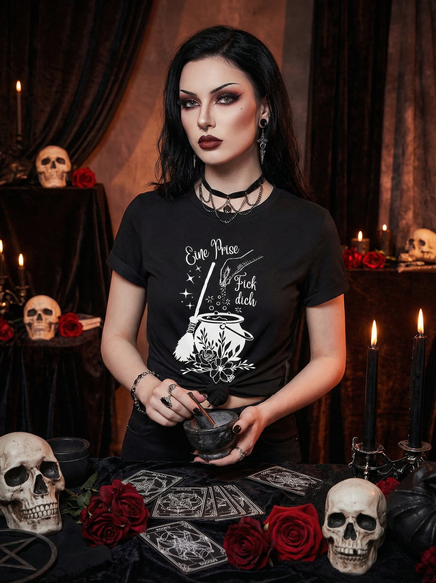 Witchcraft T-Shirt "EIne Prise fick dich" Wicca Shirt Witchy Vibes