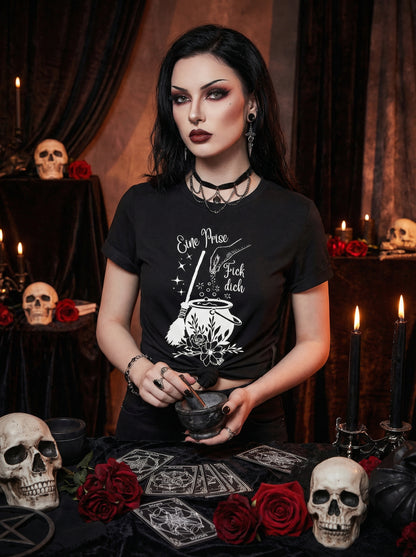 Witchcraft T-Shirt "EIne Prise fick dich" Wicca Shirt Witchy Vibes