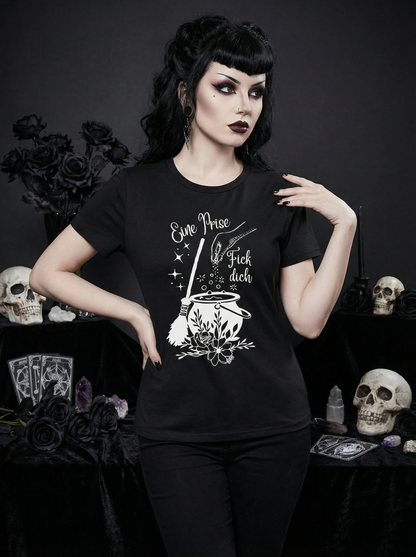 Witchcraft T-Shirt "EIne Prise fick dich" Wicca Shirt Witchy Vibes
