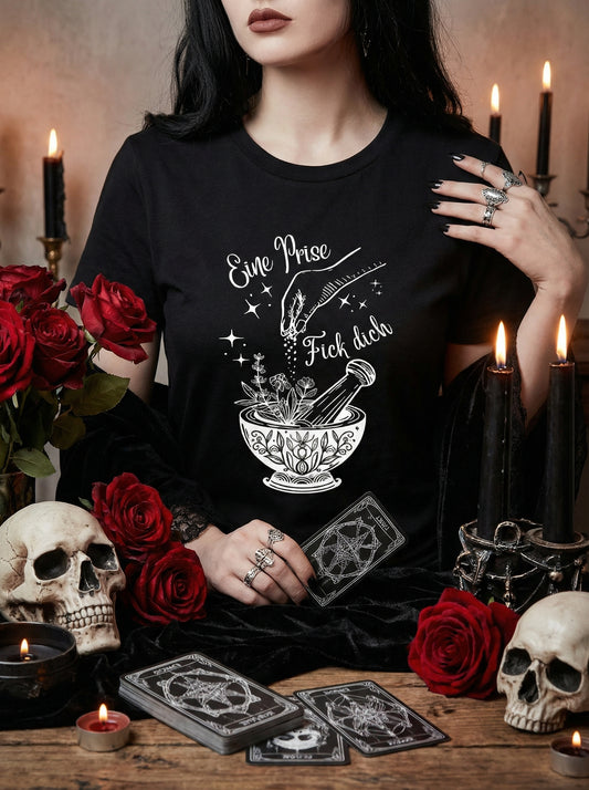 Witchcraft T-Shirt "Eine Prise Fick dich" Wicca Shirt Witchy Vibes