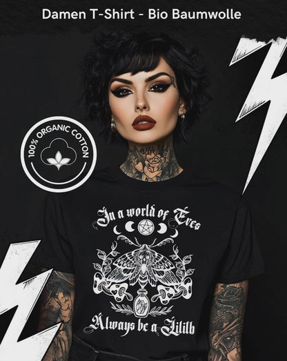 In a world full of Eves -Premium Organic Shirt Women, Alternative Mode, Gothic T-Shirts