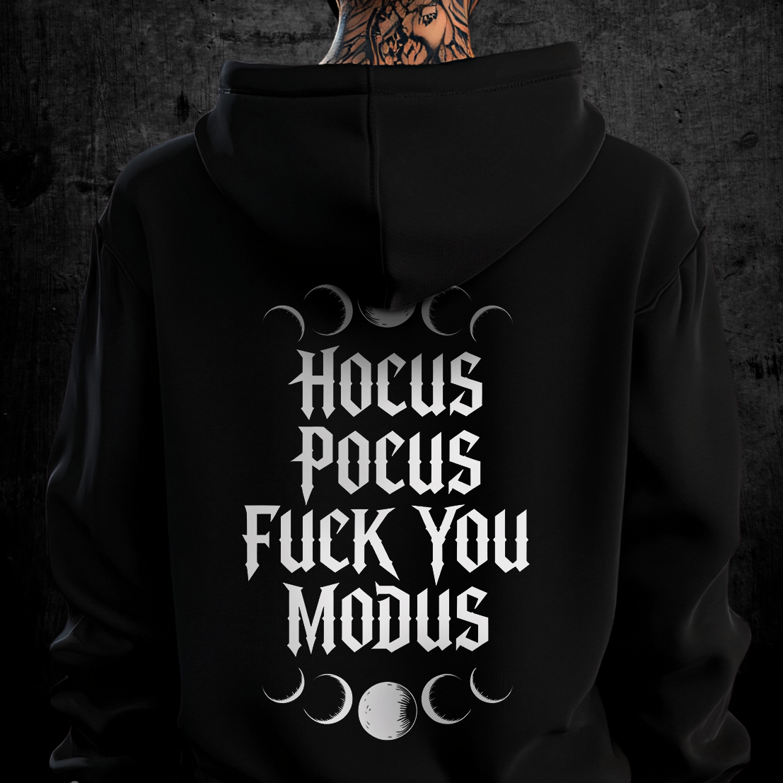 Premium Hoodie Unisex "Hocus Pocus fuck you Modus"